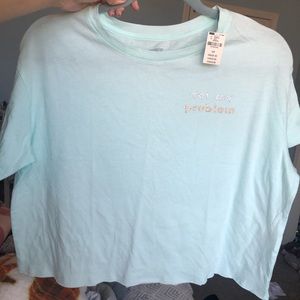 pink victoria’s secret girlfriend tee
